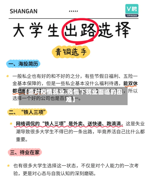 【面对疫情就业,疫情下就业面临的困难】