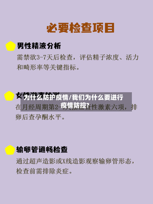 为什么防护疫情/我们为什么要进行疫情防控?