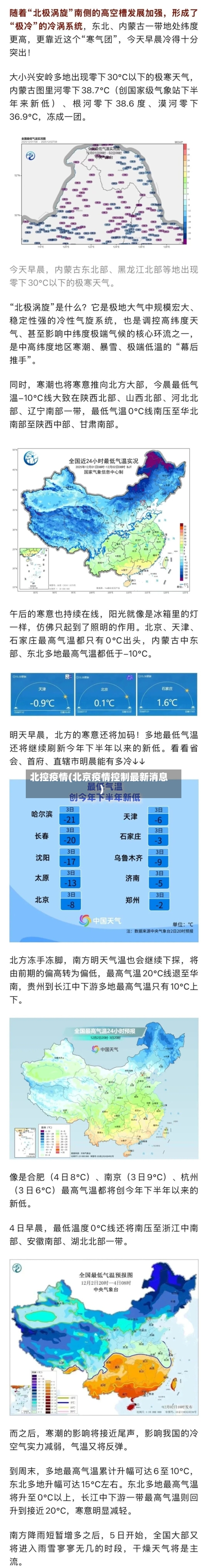 北控疫情(北京疫情控制最新消息)