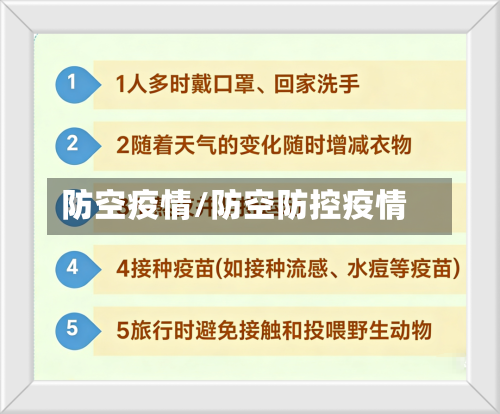 防空疫情/防空防控疫情