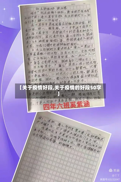 【关于疫情好段,关于疫情的好段50字】