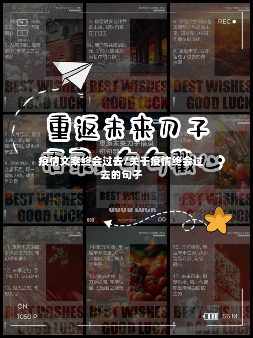 疫情文案终会过去/关于疫情终会过去的句子