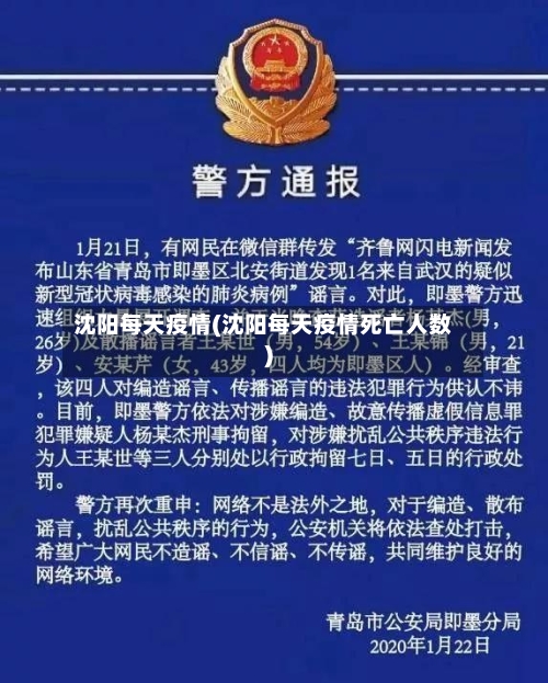 沈阳每天疫情(沈阳每天疫情死亡人数)