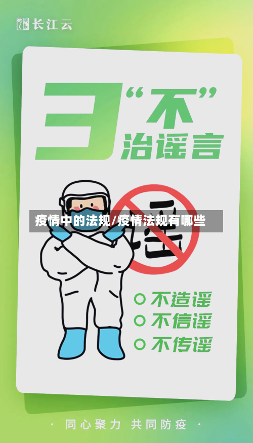疫情中的法规/疫情法规有哪些-第3张图片
