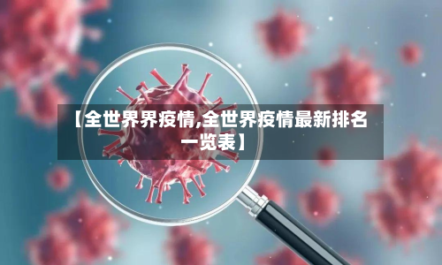 【全世界界疫情,全世界疫情最新排名一览表】-第3张图片
