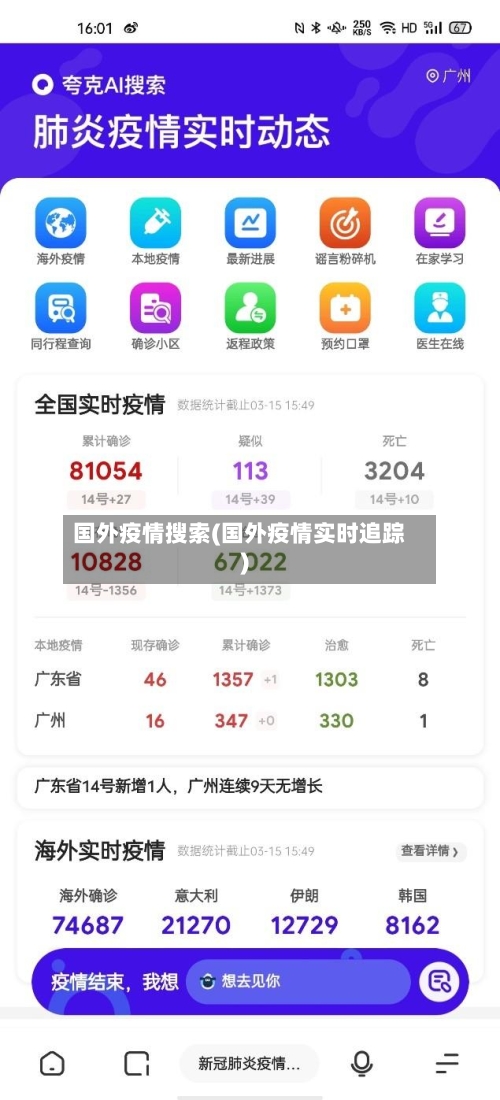 国外疫情搜索(国外疫情实时追踪)