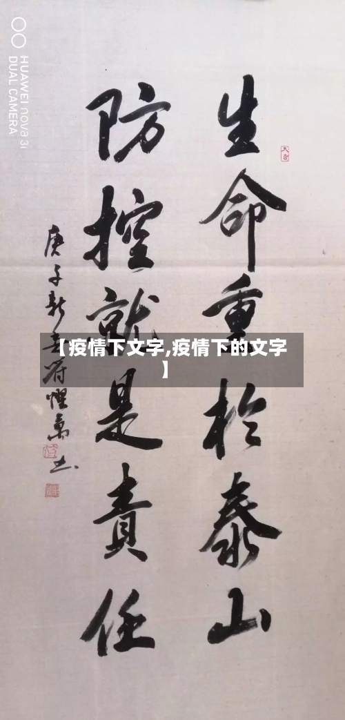 【疫情下文字,疫情下的文字】
